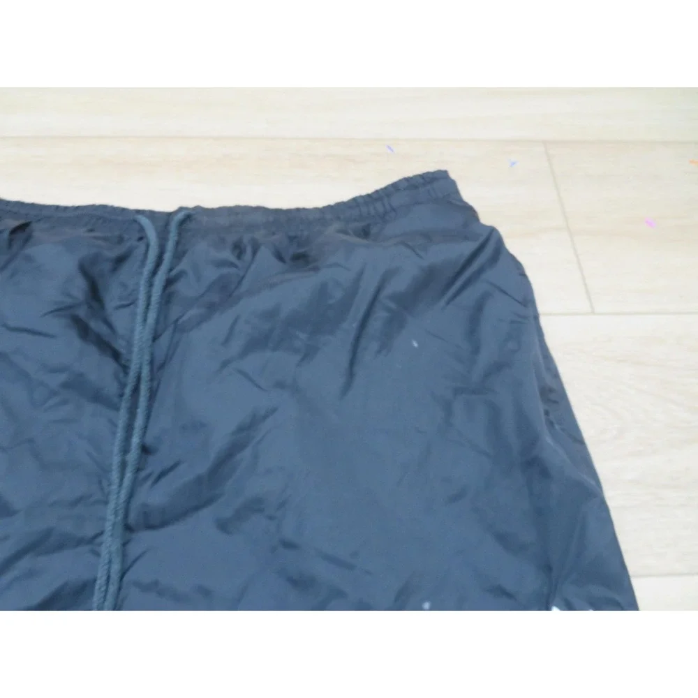 Vintage Adidas Shorts Mens Large Black Nylon Trefoil Logo Soccer Running